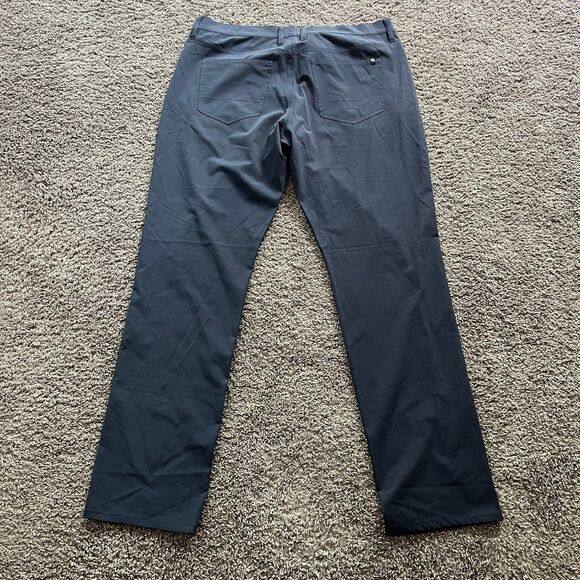 Travis Mathew Open To Close Tech Chino Pants Performance Blue Mens 36 (36x32) - Picture 2 of 8